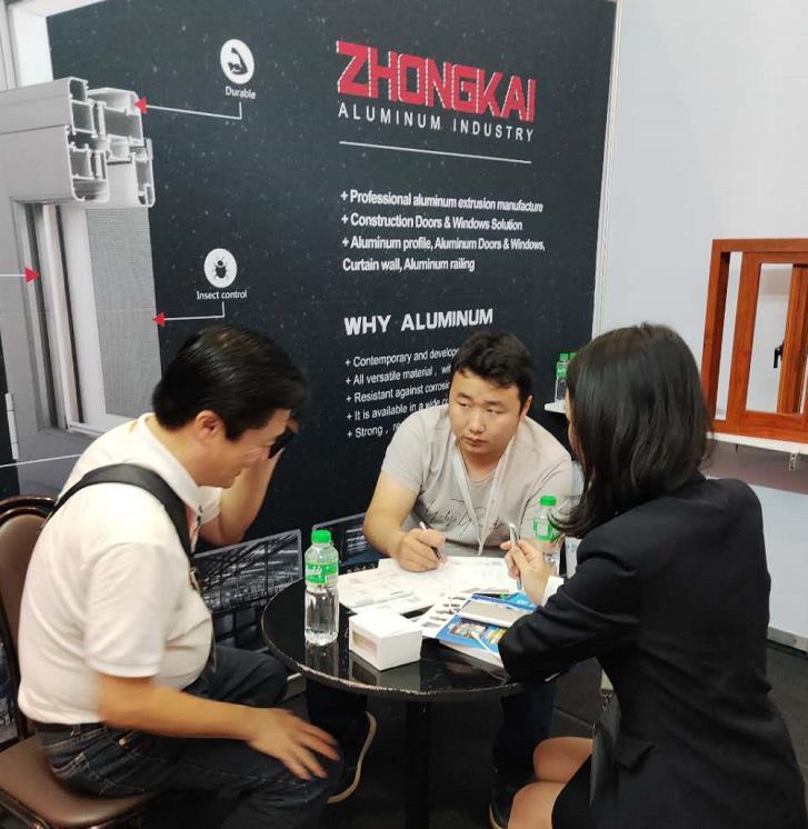 ZHONGKAI Aluminum participated in THE PHILIPPINE WORLD BUILDING AND CONSTRUCTION EXHIBITION WORLD BEX