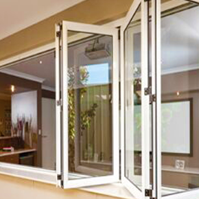 Powder coating Folding door